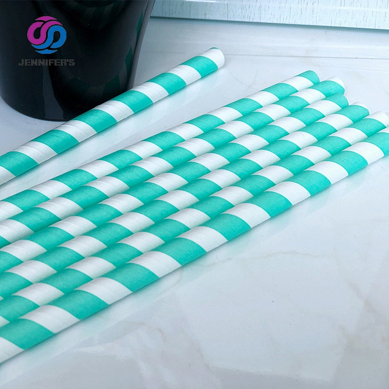 Custom Logo wholesale party biodegradable cocktail drinking paper reusable straws