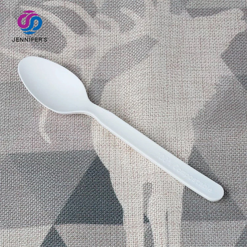 Biodegradable dinnerware eco friendly Disposable paper degradable knife fork and spoon