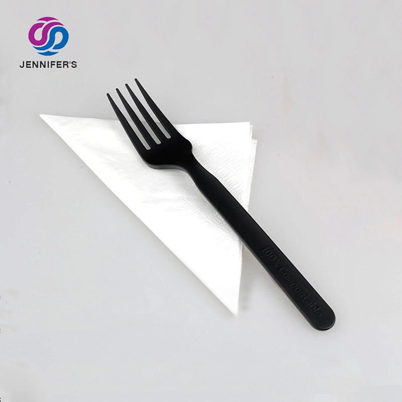 Disposable degradable Cutlery Pack,Plastic Spoon Fork and Knife ,OEM Packaging