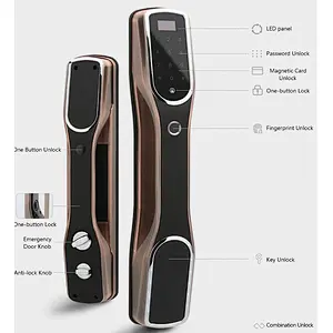 guud quality IC card door lever lock aluminum security door lock