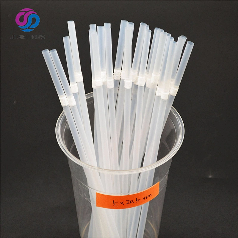 Factory Individual Packing Folding U-shape Disposable 100% Biodegradable PLA Drinking bendable paper Straw
