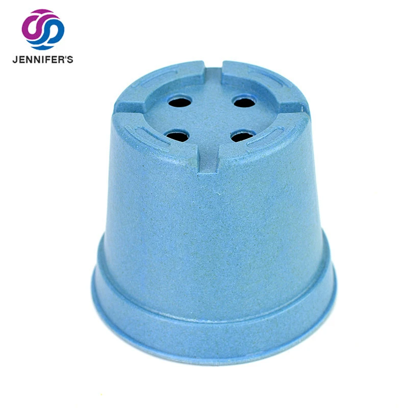 Wholesale Eco Friendly biodegradable compostable industry bamboo fiber planting pots