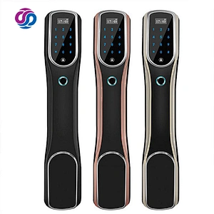 guud quality IC card door lever lock aluminum security door lock