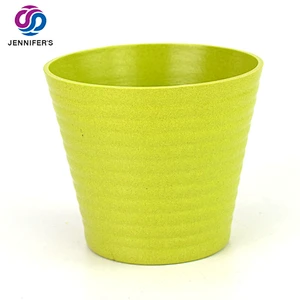OEM Grow Healthily Biodegradable Bonsai Small Plant Bamboo Fiber Pots