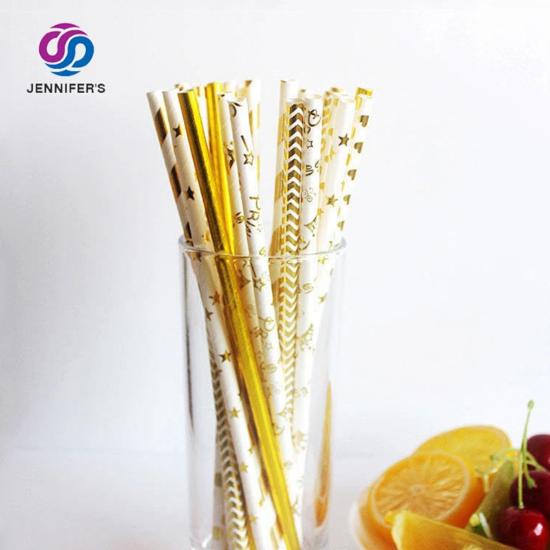 Custom Logo  biodegradable paper drinking straw, paper for paper straw, disposable paper straw