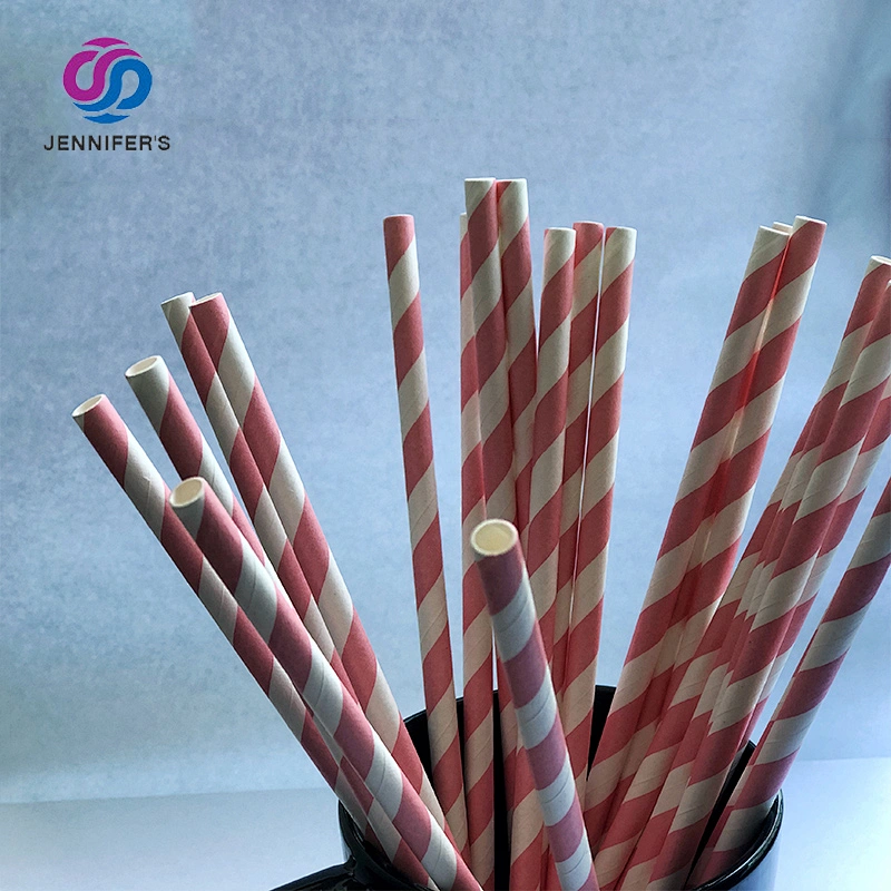 Custom Logo wholesale party biodegradable cocktail drinking paper reusable straws