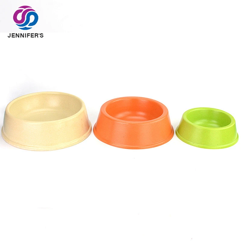 Pet Accessories Wholesale Non-slip Feeder Dog Feeding Pet Biodegradable bamboo fiber Bowl