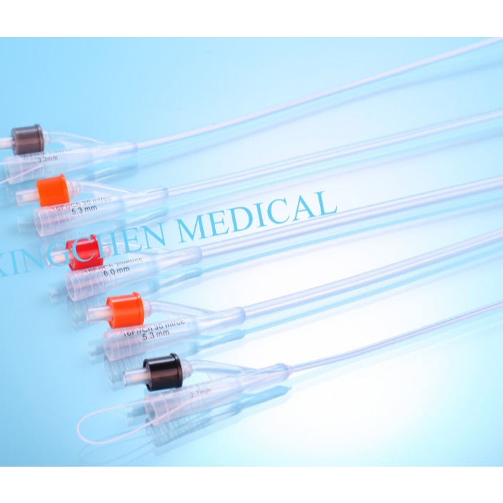 XC0304 2-way Silicone Foley Catheter