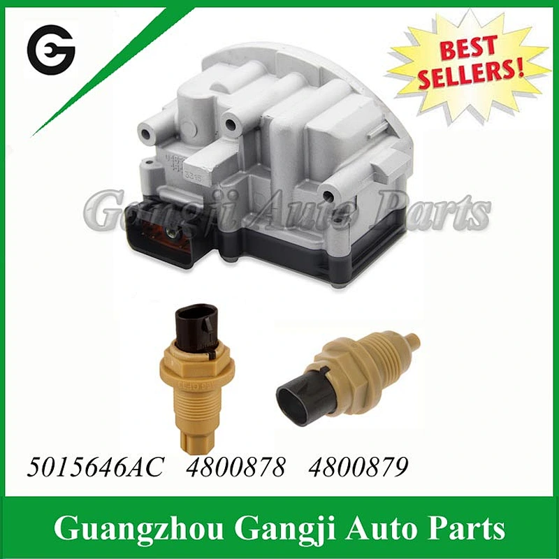 A604 40TE 41TE 41AE Transmission Shift Solenoid Valve Kit Assembly OEM 5015646AC 4800878 4800879
