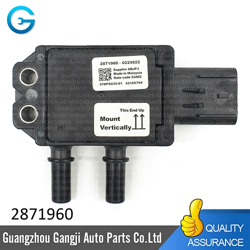 New Exhaust Gas Differential Pressure Sensor 2871960 for Freightliner Cascadias