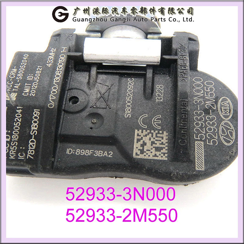 Technology Support Cheap Auto Body Parts Tire Pressure Sensor/TPMS sensor OEM 52933-3N000
