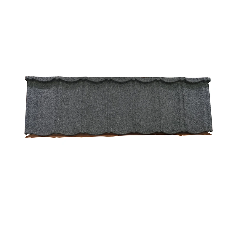 aluzinc/galvalume stone color coated metal roof tiles