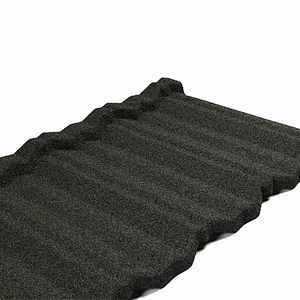 aluzinc/galvalume stone color coated metal roof tiles