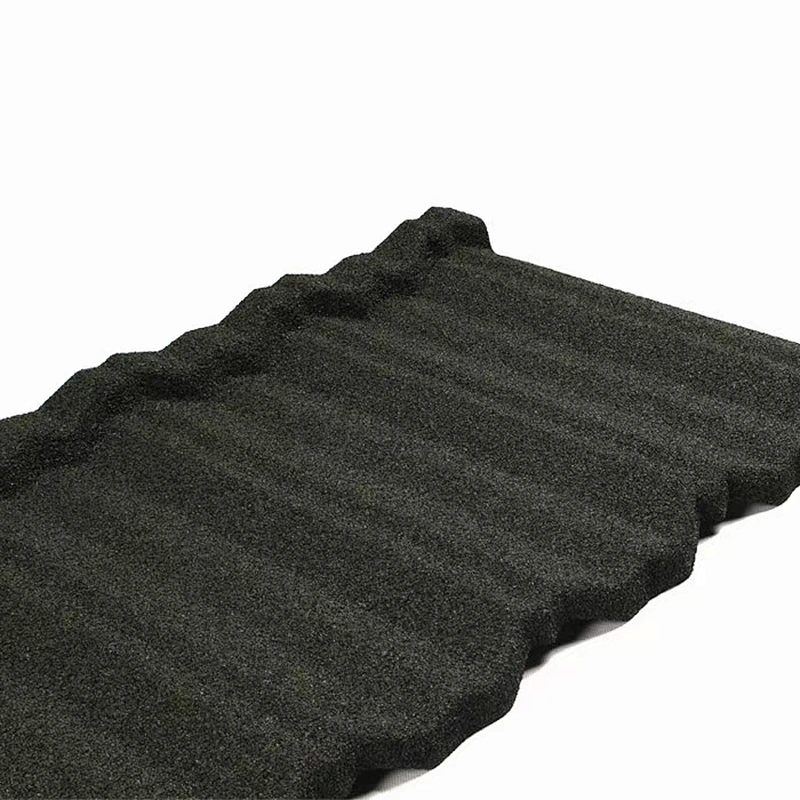 aluzinc/galvalume stone color coated metal roof tiles