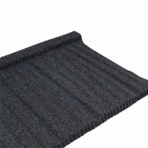 aluzinc/galvalume stone color coated metal roof tiles