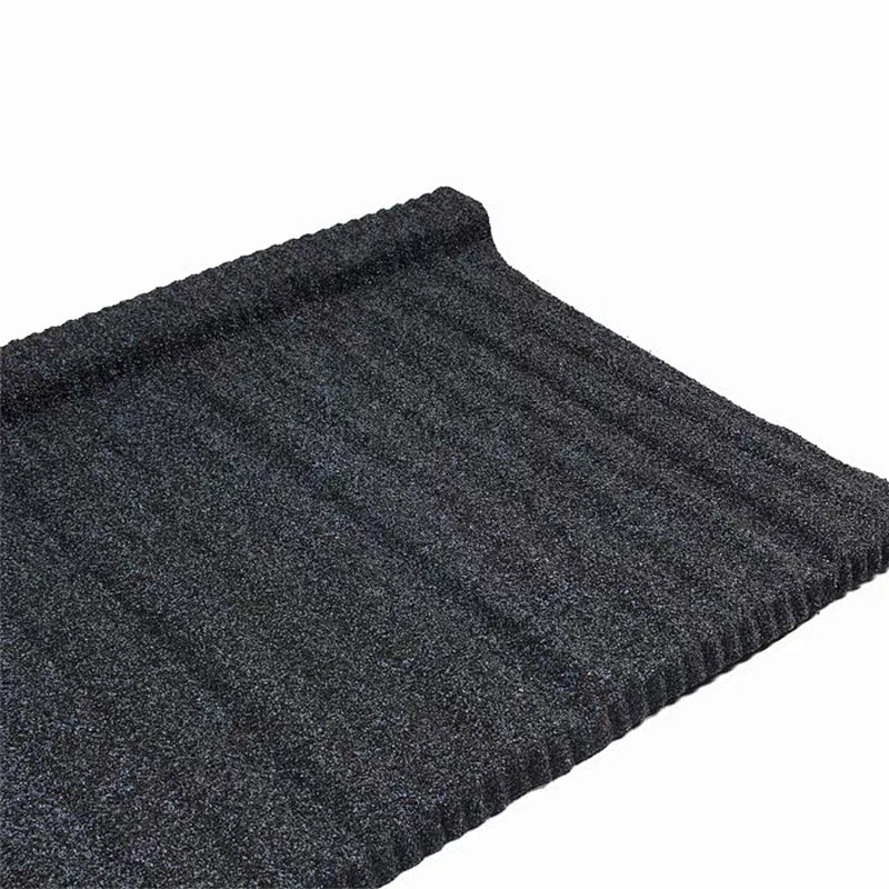 aluzinc/galvalume stone color coated metal roof tiles