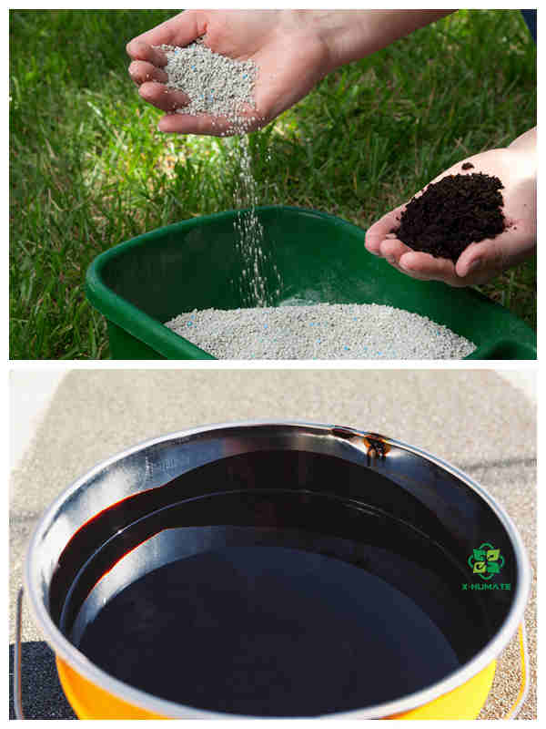 leonardite potassium humate dry powder use for organic liquid fertilizer production