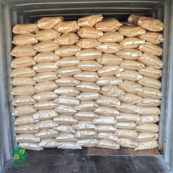 potassium fulvic humic acid from leonardite of x-humate new factory for foliar fertilizer use