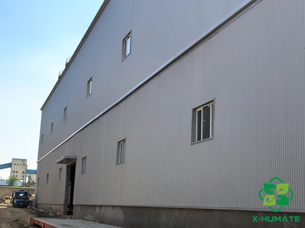 Overview of our certified humic acid manufacturing factory with a stable supply capacity for worldwide clients.