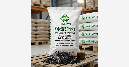 Premium Soluble Humic Acid & Sodium Humate Granule