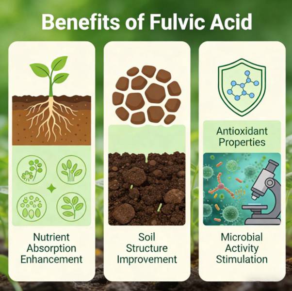 benifits of fulvic acid powder from leonardite