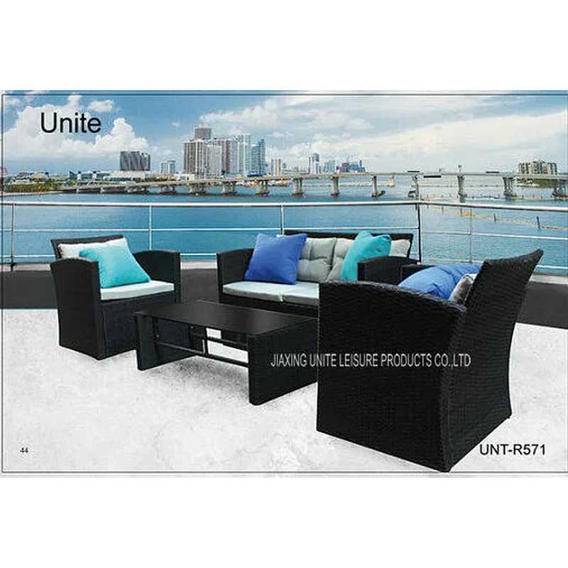 Poolside Outdoor Garden Furniture Sets Table And Chairs With Cushion