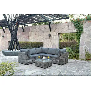 Modern Aluminium Patio Furniture Sets / Outdoor Patio Conversation Sets