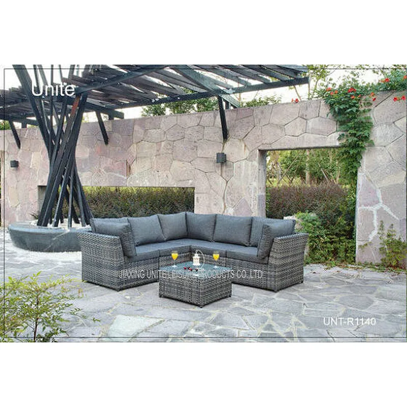Modern Aluminium Patio Furniture Sets / Outdoor Patio Conversation Sets