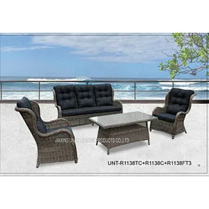 All Weather Popular Patio Seating Sets , Garden Outdoor Wicker Patio Furniture