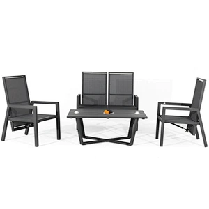 Aluminum textilene  Cylinder chair seat