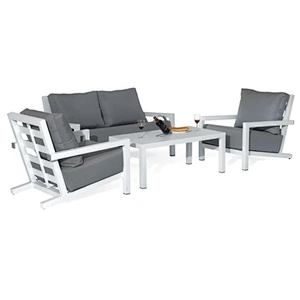 Aluminum outdoor sofa seat