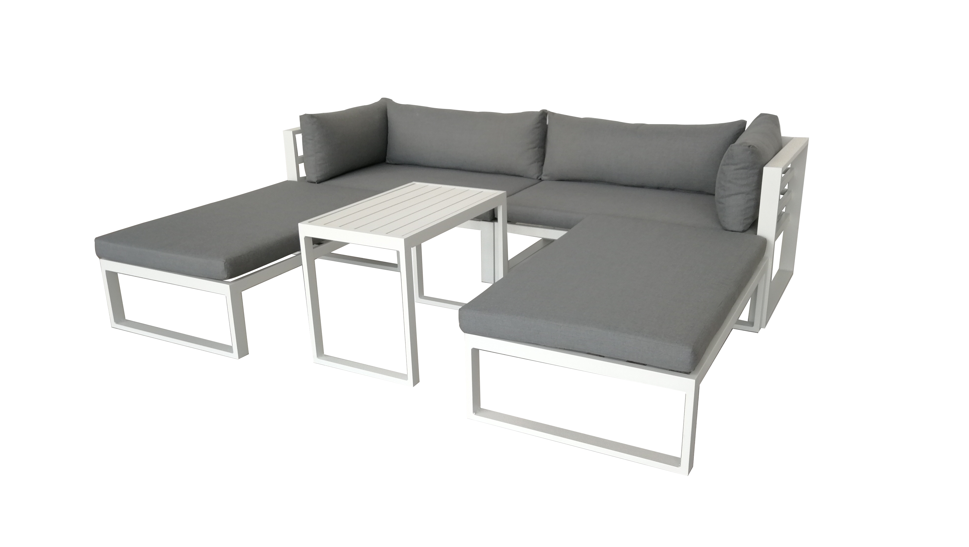 Aluminum sofa seat