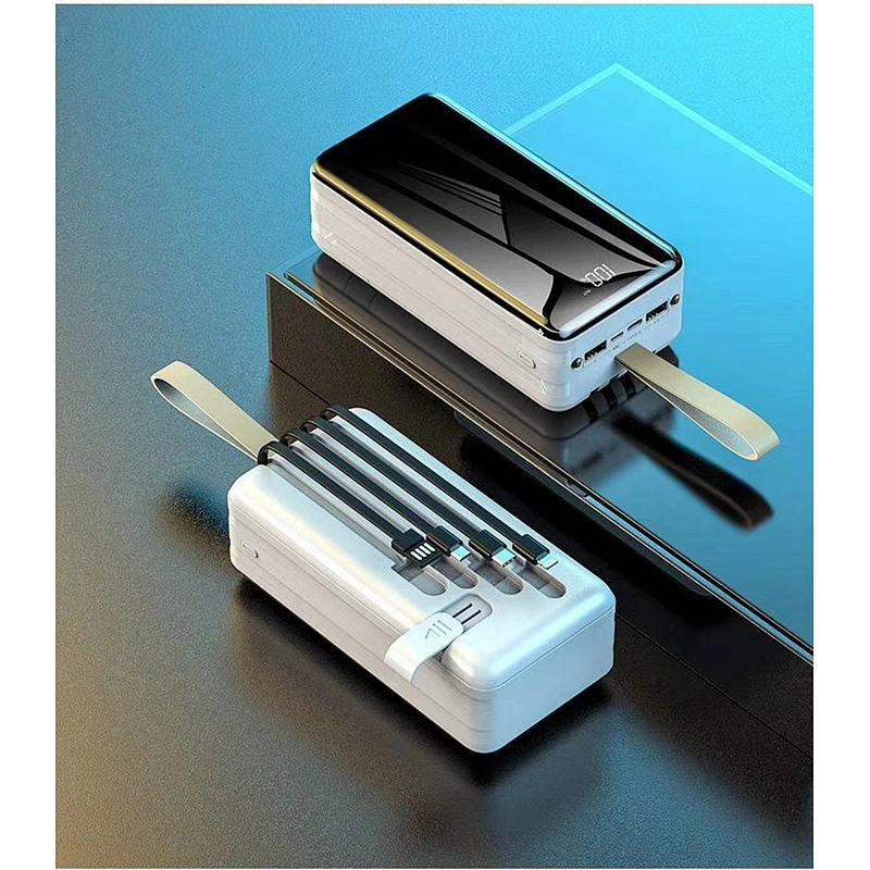 60000mAH Four Build-in line Large Capacty Charger