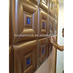 Sound-proof Embossed Faux Leather Panel