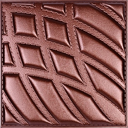 Leather Sofa Pattern Embossed 3D Wall Decorative Panel For Inner Decor background and ceiling panel
