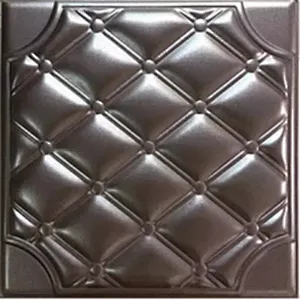 Eco Friendly Wall Decoration 3D Wall Covering PU Faux Leather Panels