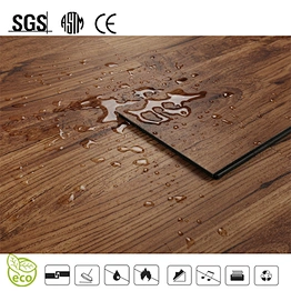 Click System Comfortable PVC Vinyl Flooring with Wood Color