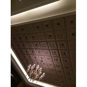 Modern leather carving wall panel