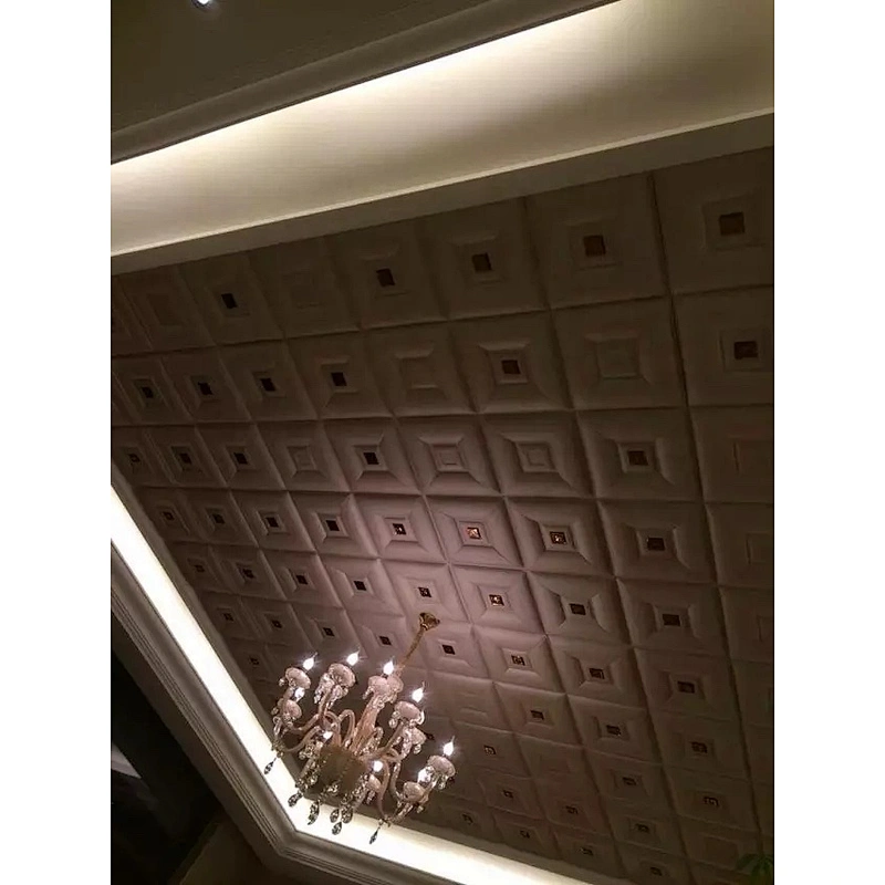 Modern leather carving wall panel
