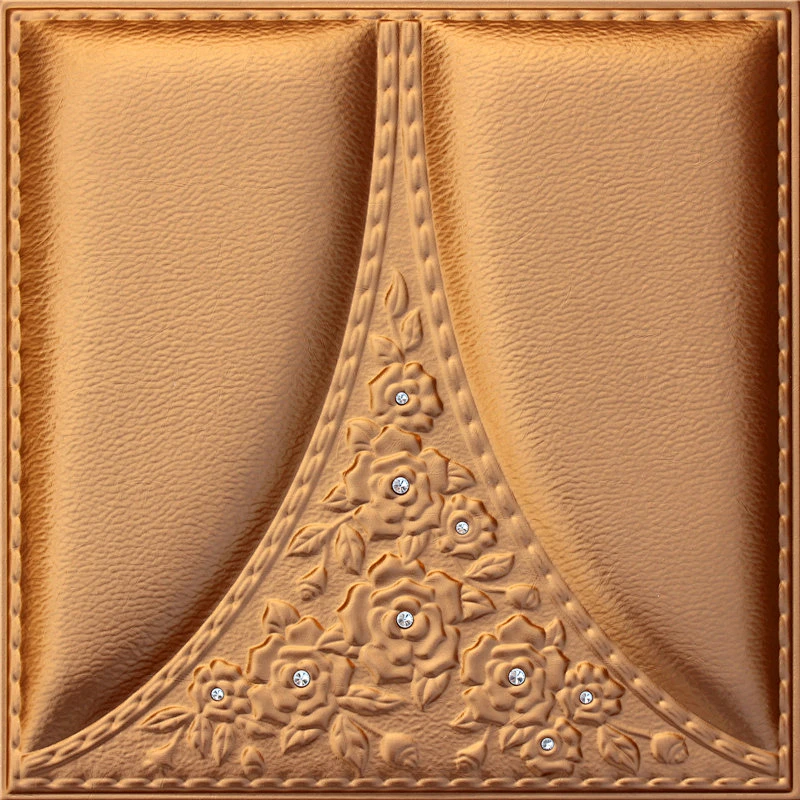 PU leather Wall Panel for interior wall decoration