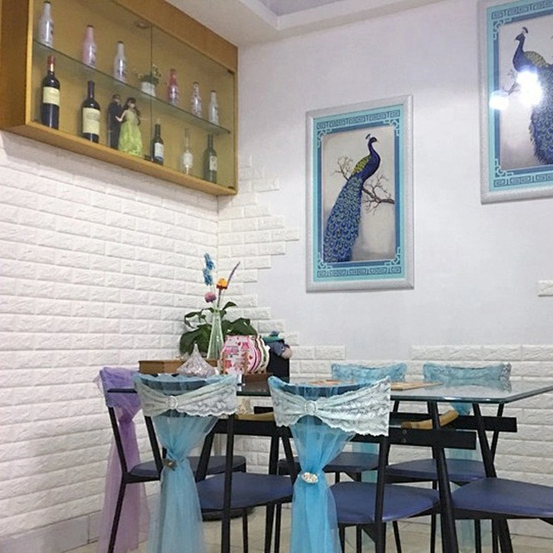 Eco-friendly material wall sticker decoration plastic 3d texture wall panel pvc