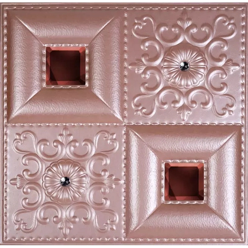 TV background home decor faux leather wall art panels 3d pvc wall panel