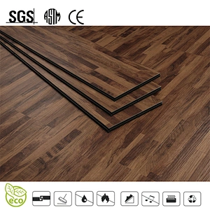 8mm PVC click vinyl flooring with wood color