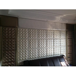 Luxury Man Made Faux Leather 3D Acoustic Diffuser Wall Panel