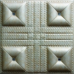 Modern leather carving wall panel