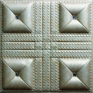 Modern leather carving wall panel