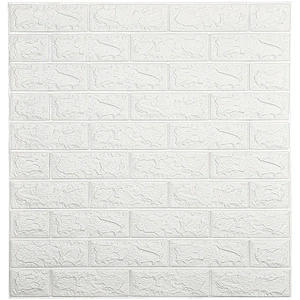 Lower price 3d tile wall sticker brick for house renovation