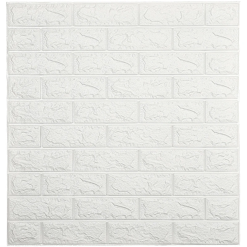 Lower price 3d tile wall sticker brick for house renovation
