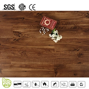 Click System Comfortable PVC Vinyl Flooring with Wood Color