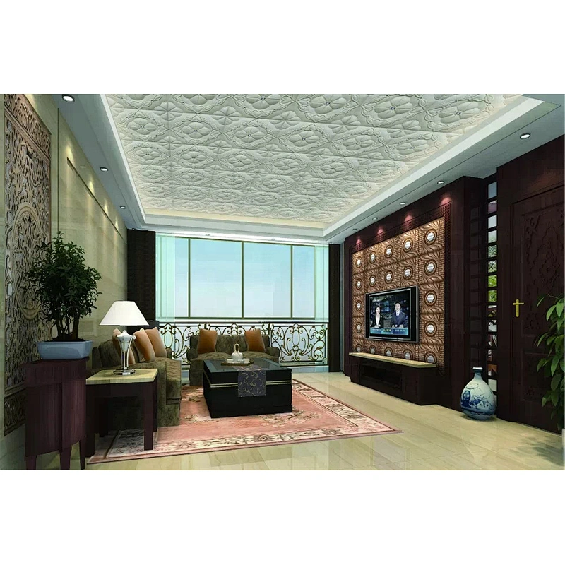 Embossed 3D Leather Acoustic Panel